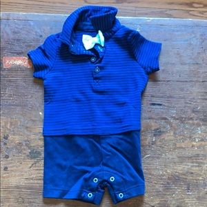 Bow tie onesie
